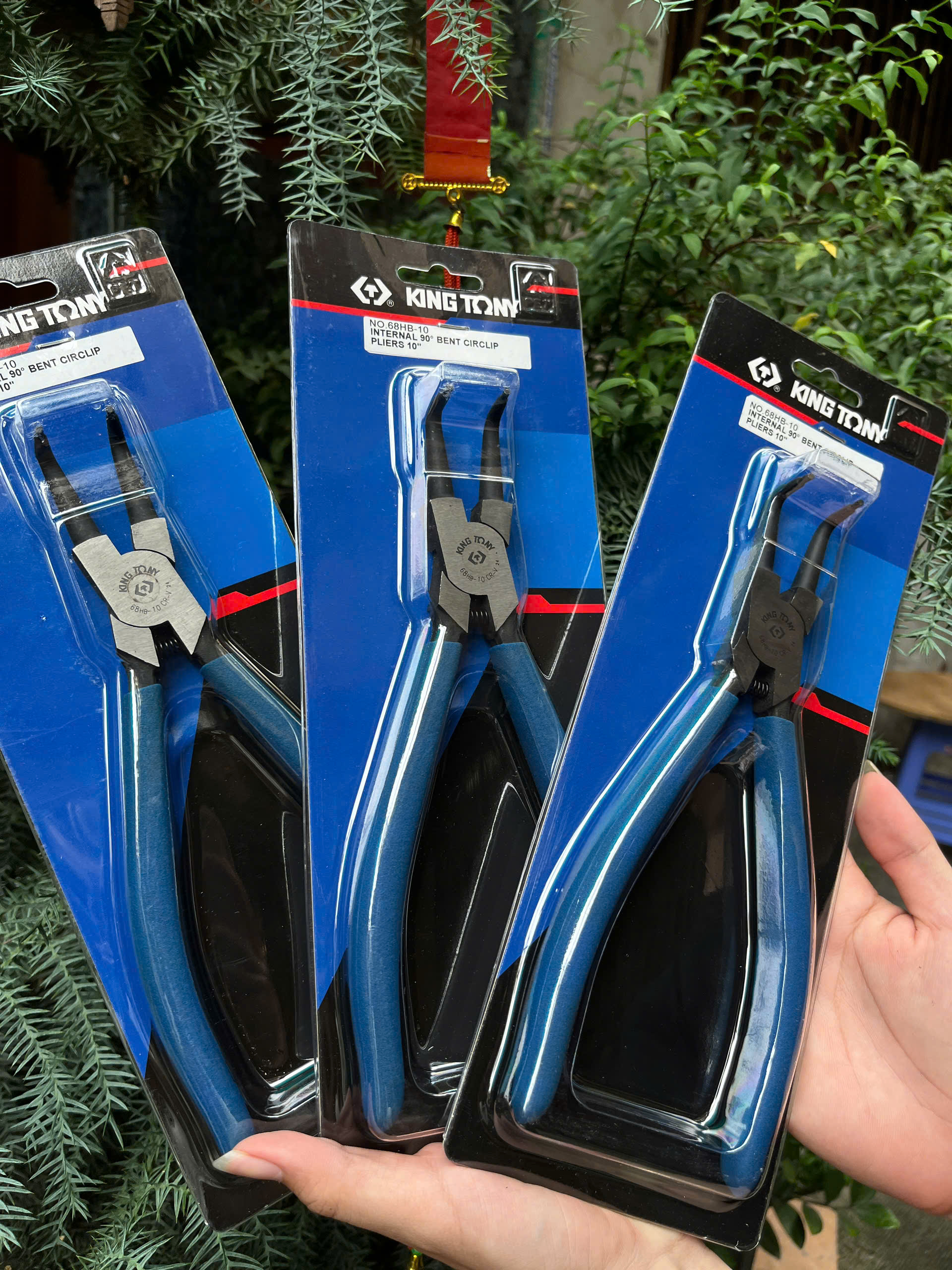 10″ Kìm mở phe trong mũi cong Kingtony 68HB-10