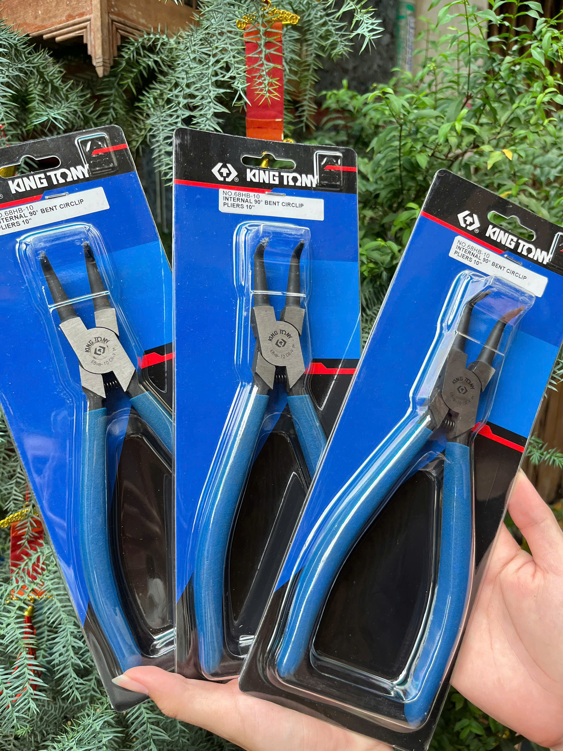 10″ Kìm mở phe trong mũi cong Kingtony 68HB-10